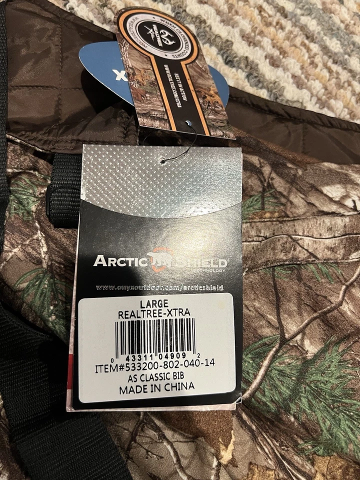 Arctic Shield Real tree Xtra Classic Bibs - Large - Image 4 of 4