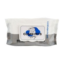 Clean Pets Supply Unscented Dog Grooming Wipes  Hypoallergenic Pet Wipes...
