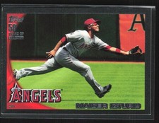 Maicer Izturis 2010 Topps Black Border /59 #566 Los Angeles Angels