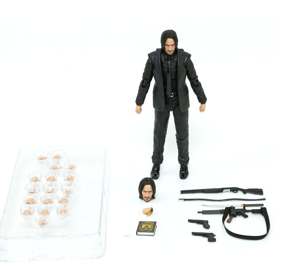Medicom Toy JOHN WICK CHAPTER 3 Mafex No.233 Black Keanu Reeves