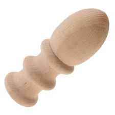  Furniture Decorative Capitals Post Caps Curtain Rod Finials for Bed Posts Wood