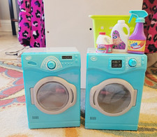 My Life TEAL Washer  Dryer Set EXTRA for 18" Doll Size PRETEND CUTE MAKES NOISE