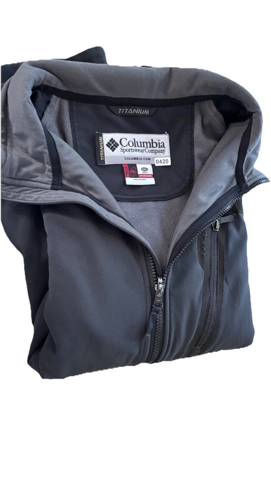 Columbia 1/4 Zip Fleece Mens Pullover Jacket