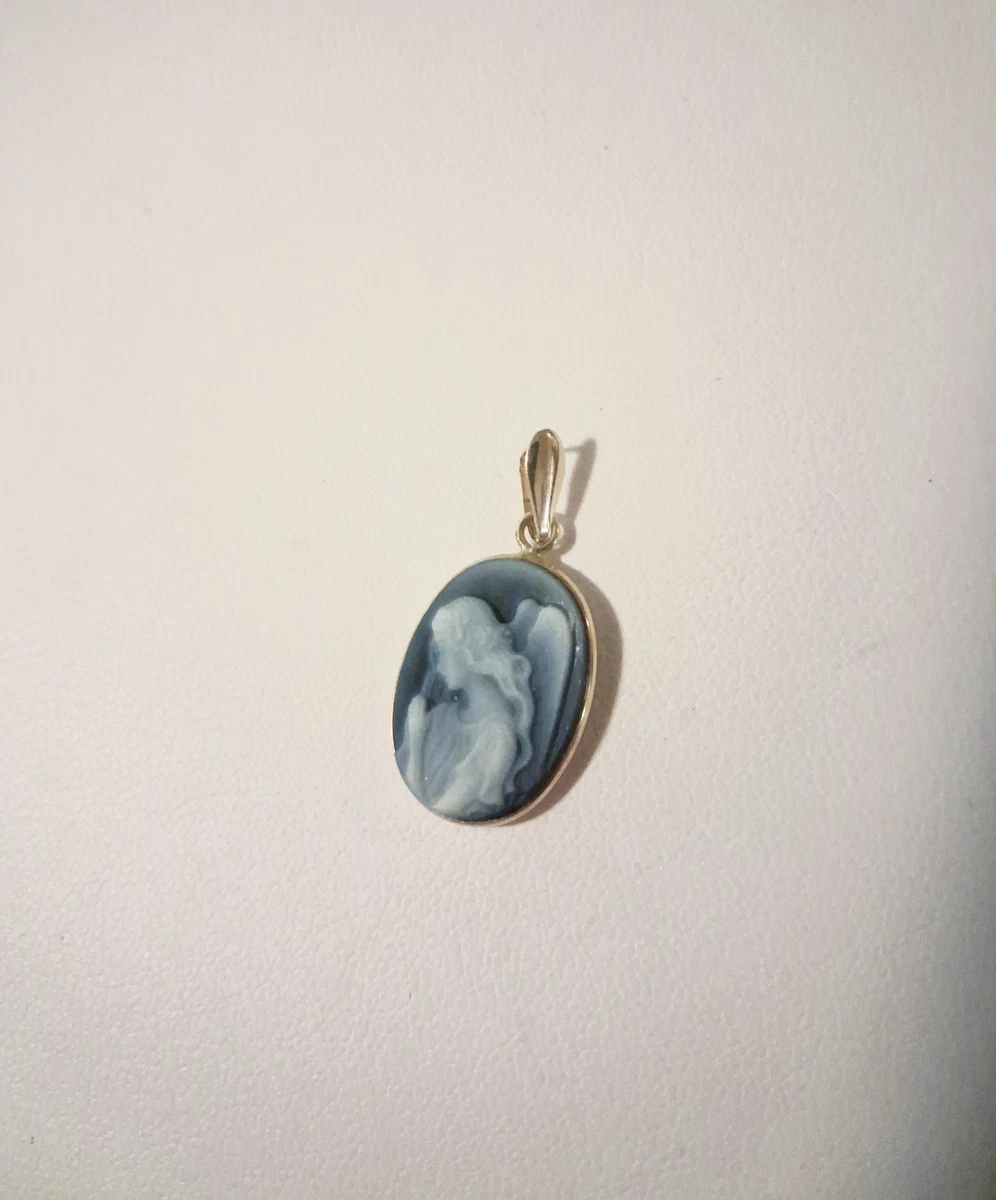Blue Agate Cameo In Victorian & Edwardian Fine Cameos for sale - eBay
