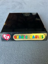Ty Beanie Babies Acrylic Display Case Black Base