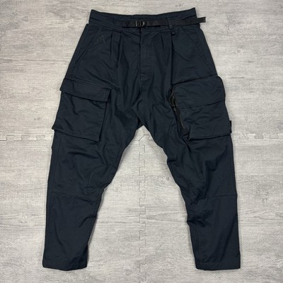 Nike ACG Woven Cargo Pants Men s Size Medium M CD7646-010 Black Outdoor Pockets