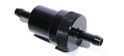 Benzinfilter Performance Black Custom High Flow Schwarz Alu für Harley Davidson
