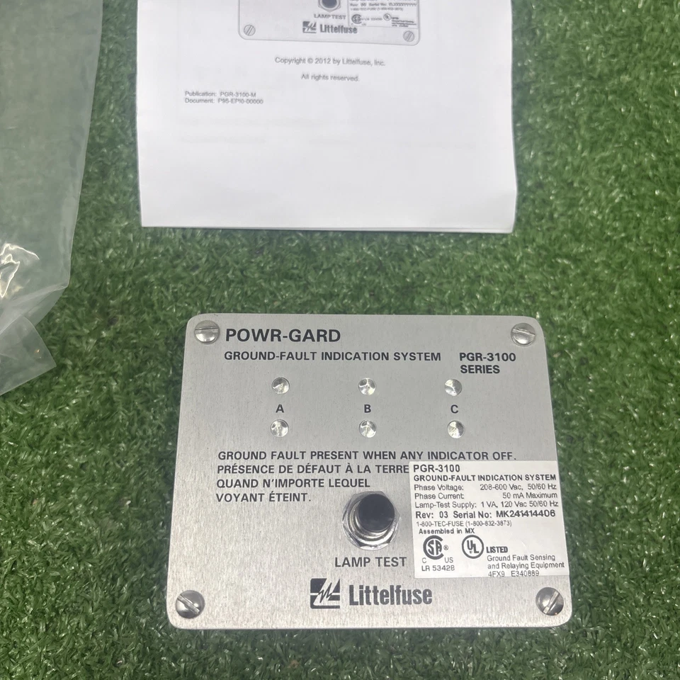 PGR-3100 Littelfuse Protection Relays, PGR-3100 Series The PGR-3100 indicates - Image 2 of 4