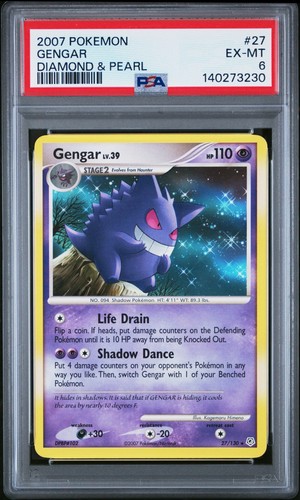 Gengar graded PSA 6 for sale on eBay