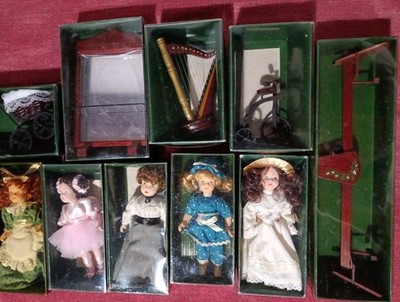 DOLL DOLL'S HOUSE COLLECTION De Agostini Blocco da 10 pezzi