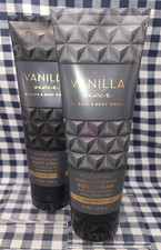 2-Pack NEW Men's VANILLA NOIR Body Cream 8 oz Bath  Body Works