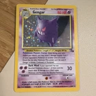 Pokemon TCG unlimited Fossil Gengar 5/62 Holo English 1999 LP
