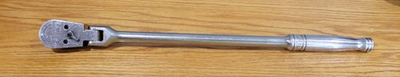 #ad Snap On Tools S831 1 2quot; Drive Flex Head Ratchet 17quot; Long Handle Chrome nice $99.00