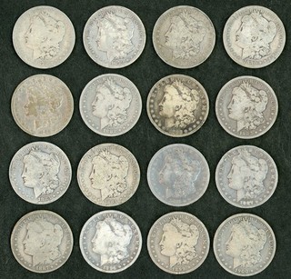 Morgan Dollars Lot of 16 Cull Condition