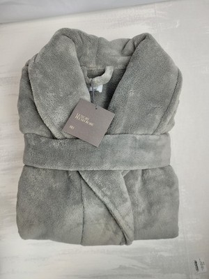 Restoration Hardware Luxury Plush Robe Long Nickel Medium New