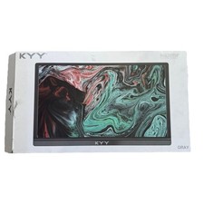 KYY 15.6" IPS Portable Monitor FHD HDMI USB-C Built-in Speakers Gray