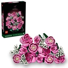LEGO Botanicals Bouquet of Pink Roses Artificial Flowers - 10374
