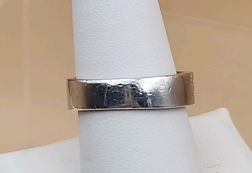 Sterling Silver/Crystal Solitaire Signed Ring Siz… - image 4