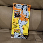 Vintage Harley-Davidson Porcelain Sign Gas Oil Hunting Cars Trucks