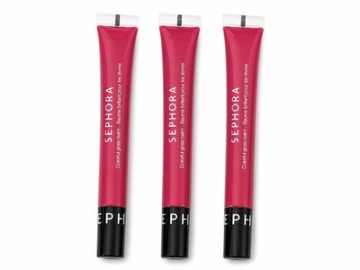 SEPHORA COLORFUL GLOSS BALM 13 HOT PANTS 0.32 OZ SET OF 3