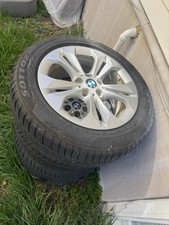 Set Of 4 16-21 Bmw X1 X2 17 X 7.5 Inch Alloy 5 Double Spoke Wheel Rims W Tires Set Of 4 16-21 Bmw X1 X2 17 X 7.5 Inch Alloy 5 Double Spoke Wheel Rims W Tires