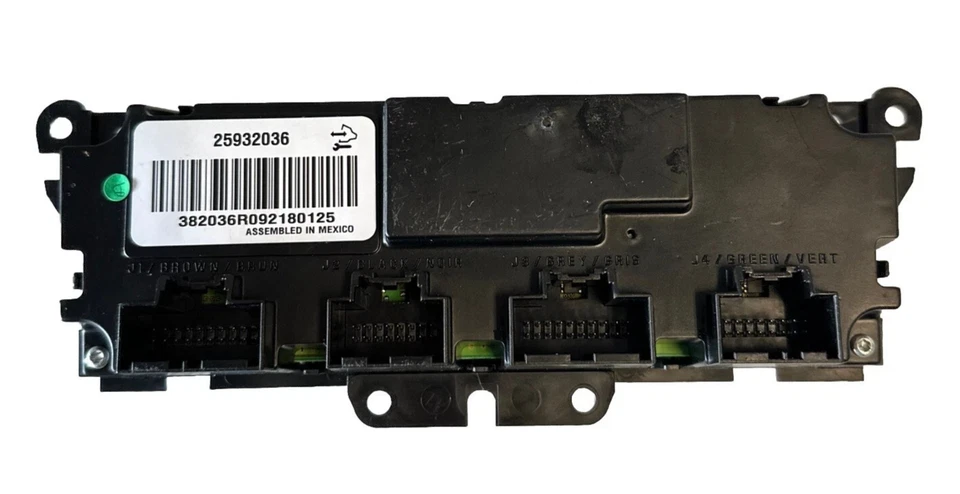 Conjunto de control de temperatura de calentador de aire acondicionado automático Buick Enclave 2008-2012 OEM Foto 2 de 3