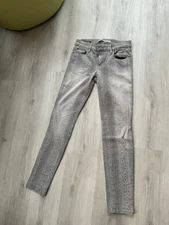 Joes Jeans The Chelsea Ultra Slim Fit Skinny Gray Women Size 27 Snakeskin