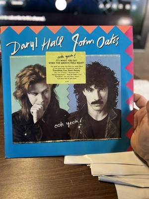 Daryl Hall John Oates Ooh Yeah! 1988 Vinyl LP Record Shrink Hype Sticker Promo!