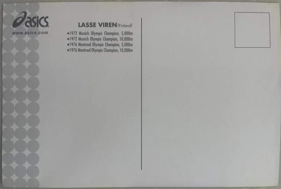 Lasse Viren     **Signature / Autograph**                4 Olympic Gold Medals - Image 2 of 3