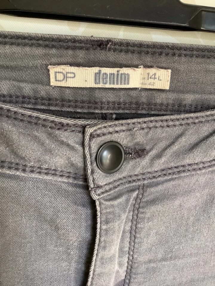 Dorothy Perkins ladies grey skinny jeans 14L - Image 2 of 4