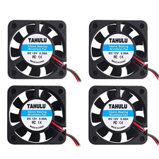 4pcs 3D Printer Fan 12V 40mm 12 Volt 0.08A DC Mini Quiet Cooling 40 x 40 x10...