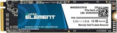 Mushkin Enhanced Element *2TB NVME* PCIe Gen3 x4 1 SSD M.2 2280 *BRAND NEW*