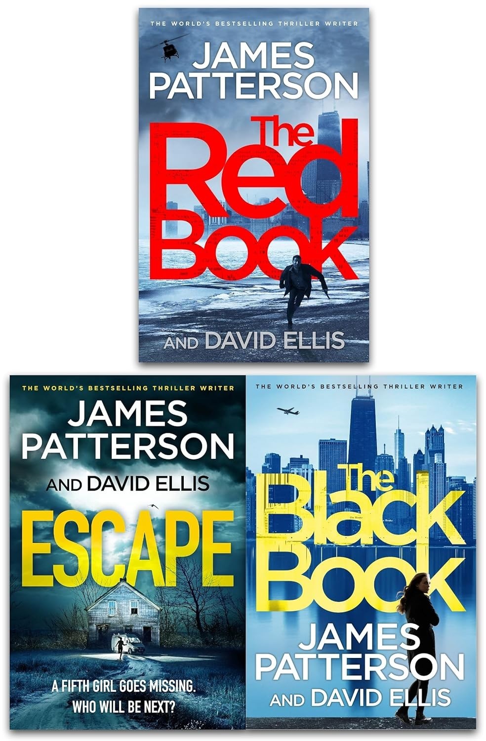 James Patterson Unisex Black/Red Book Thrillers 3 Books Collection Set (The Book,The Book & Escape) - Image 4
