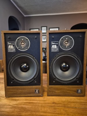 Vintage Acoustic Research Ar18s Bookshelf Speakers Pair Tested Working