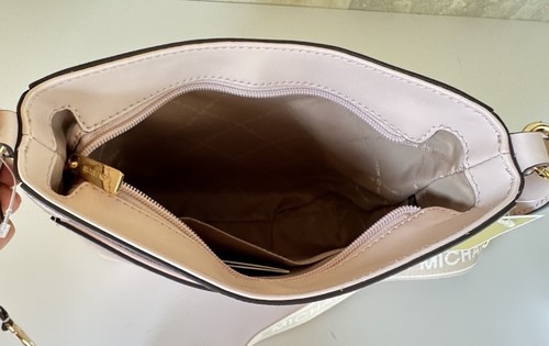 MICHAEL KORS JET SET TRAVEL SMALL SHOULDER MESSENGER BAG MK PINK POWDER BLUSH - Picture 9 of 17