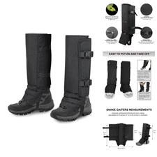Versatile Snake-Proof Gaiters - Durable Protection for Hunting, Camping & Work