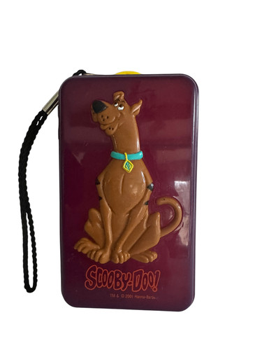 Scooby-Doo! 2001 Hanna-Barbera Fishing Tackle Box Lure Storage Case Purple