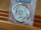 2021 Peace Silver Dollar $1 PCGS MS70 Gold Shield Certified