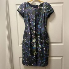 J Crew Multicolor Abstract dress