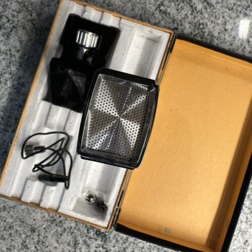 Vintage Piezo FM Wireless Microphone WX-172 Microphone Made in japan w/ box - Picture 3 of 15
