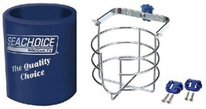 NEW SEACHOICE CHROME BRASS DRINK HOLDER SCP 79471 NEW SEACHOICE CHROME BRASS DRINK HOLDER SCP 79471