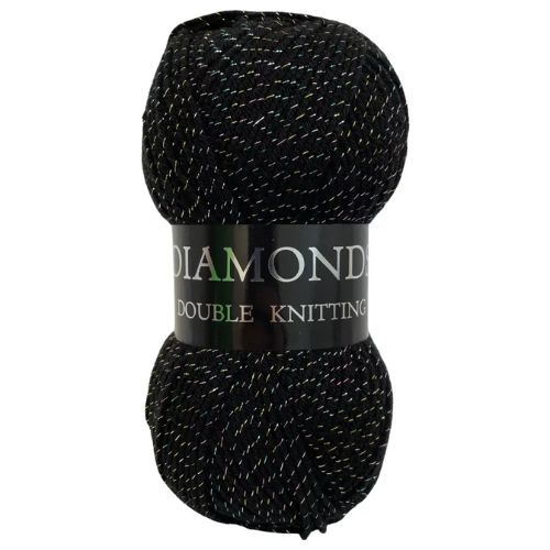 WOOLCRAFT Diamonds DK Sparkly Strickgarn Metallic Lametta 100g Knäuel Acryl - Bild 12 von 12