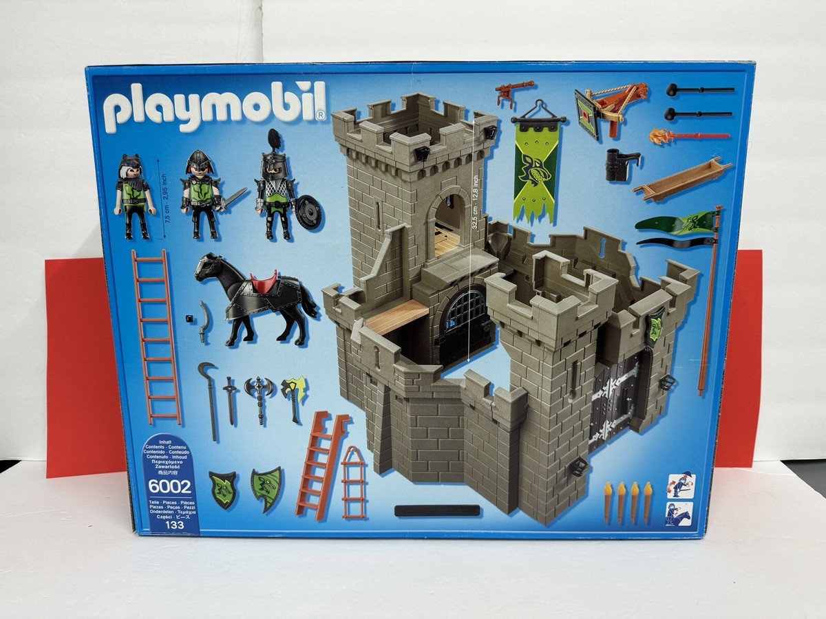 <新品未使用>Playmobil Jubiläums-Magazin 騎士 2体 Playmobil 3482 Knights w Cannon Horses and Weapons 1985 w
