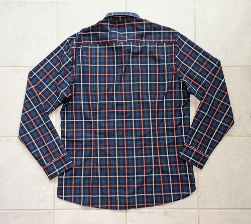 7 Diamonds Men's XL Button Down Dress Shirt Long Sleeve Plaid Check - Picture 5 of 6