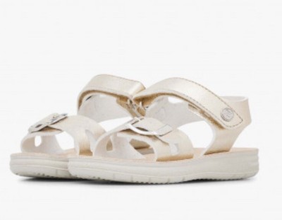 NWT NATURINO KIMAMA Leather sandals in Platinum