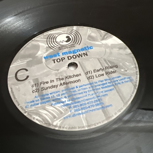 WEST MAGNETIC Top Down Vinyl 2004 Ultrasound Record Jazz Deep House EDM Canada - Picture 9 of 11