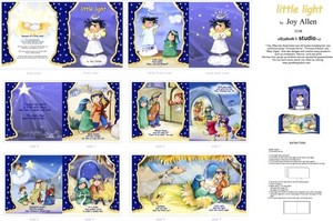 Little-Light-Book-Holiday-Elizabeth-039-s-Studio-100-cotton-fabric-by-the-panel