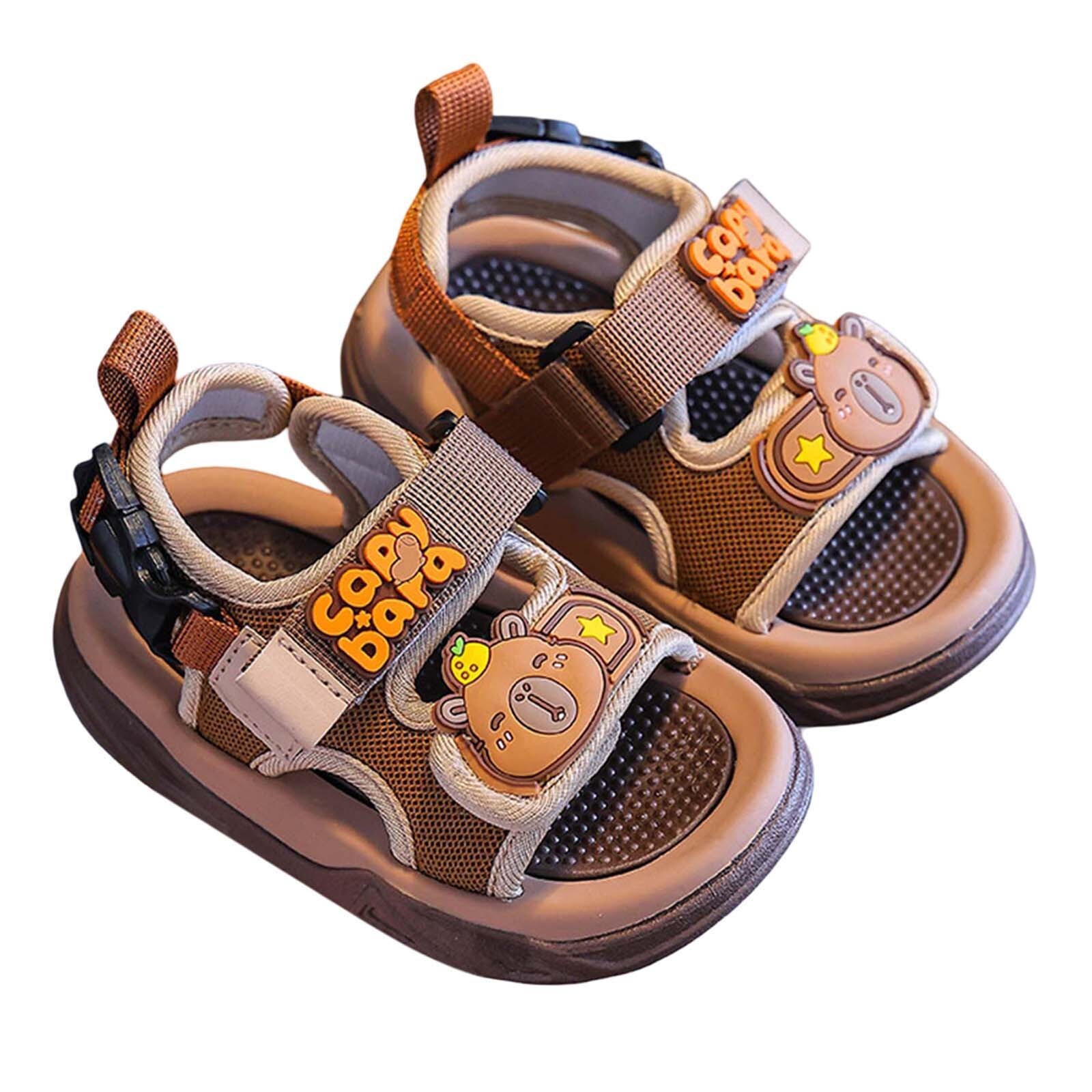 SAOLA Pantofole estive per bambini stile Kapybara tema suola più spessa più comode Y