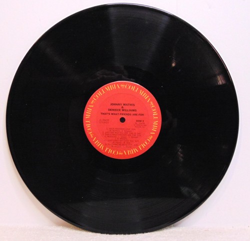 Johnny Mathis & Deniece Williams–That's What Friends Are For 1978 Columbia LP EX - Picture 3 of 6