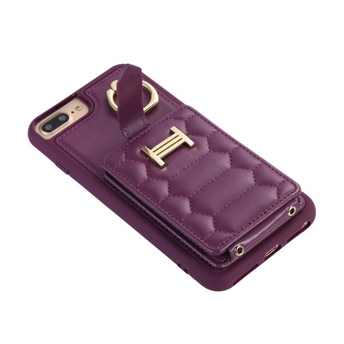 Funda protectora de cuero con soporte para tarjetas 360° para iPhone 6/7/8 Plus - Imagen 94 de 95